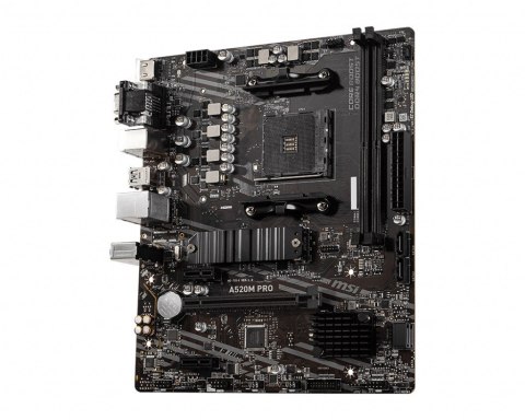 Płyta główna A520M PRO AM4 2DDR4 DP/VGA/HDMI USB 3.2 mATX MSI