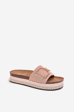 Sandał Klapki Model Daphira W212 Pink - Step in style