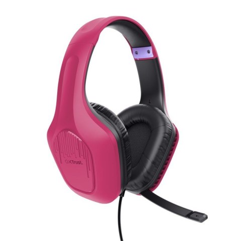 Słuchawki GXT415P Zirox różowe Trust