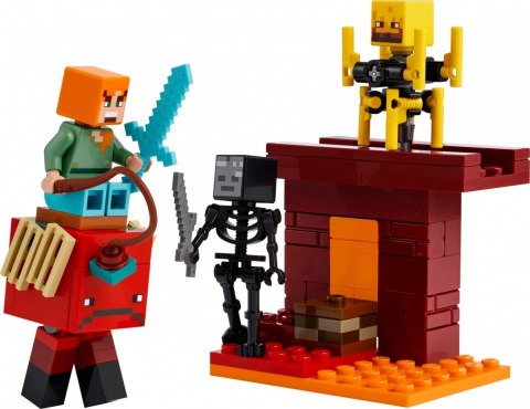 Klocki Minecraft 21266 Bitwa na moście Netheru LEGO