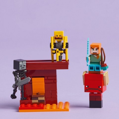 Klocki Minecraft 21266 Bitwa na moście Netheru LEGO