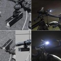 Lampka rowerowa przednia Rockbros 24610002001 1000 lm + kabel USB-C - USB-A - czarna