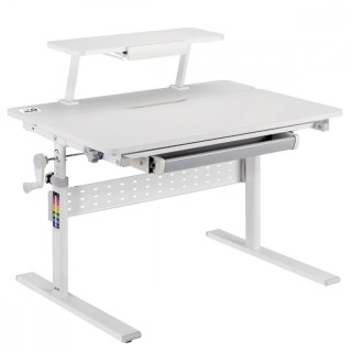 Biurko dla dzieci z regulacją wysokości max 40kg ER-483 Szare Ergo Office