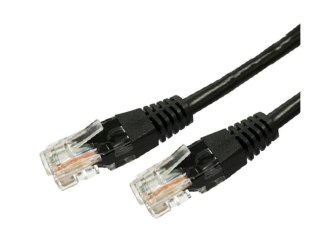 Kabel Patchcord miedziany kat.5e RJ45 UTP 3m. czarny - paczka 10 sztuk TB