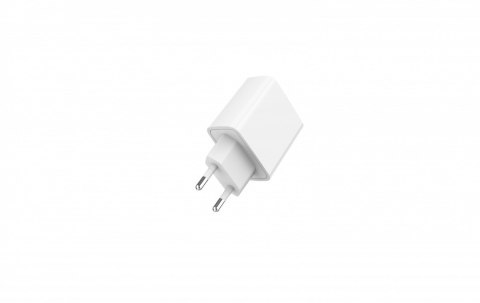 Ładowarka PowerDelivery USB-A USB-C 20W Biała Gembird