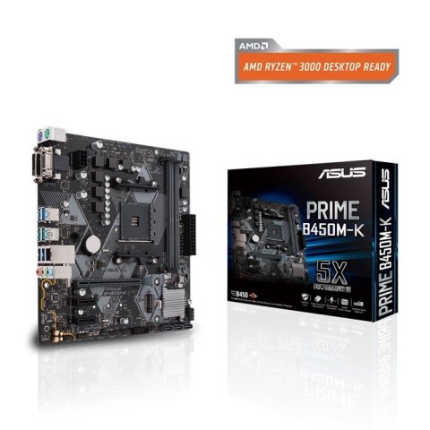 Płyta główna PRIME B450M-K II AM4 2D DR4 DVI/DSUB/USB3.1/M.2 mATX Asus Płyta główna PRIME B450M-K II AM4 2D DR4 DVI/DSUB/USB3.1/M.2 mATX Asus