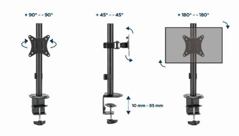 Ramię regulowane 17-32 cale 9kg Gembird