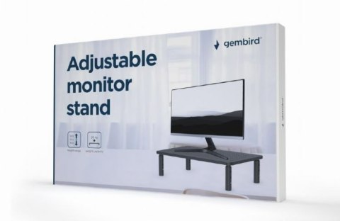 Stojak na monitor/laptop regulowany (kształt prostokątny) Gembird