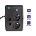 Zasilacz awaryjny UPS | 450VA | 240W | LCD | USB | RJ45 Qoltec