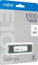 Dysk SSD E100 1TB M.2 NVMe 2280 PCIe 4.0 5000/4500 MB/s Crucial
