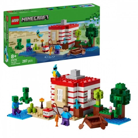 Klocki Minecraft 21275 Dom TNT w dżungli LEGO
