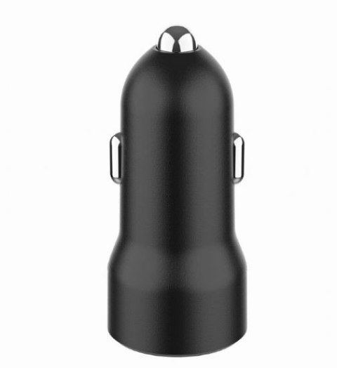 Ładowarka samochodowa USB-A/USB-C 20W PD czarna Gembird