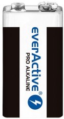 Bateria alkaliczna R9/6LR61 9V PRO ALKALINE, Opakowanie 10 szt. EverActive