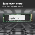 Dysk SSD E100 2TB M.2 NVMe 2280 PCIe 4.0 5000/4500 MB/s Crucial