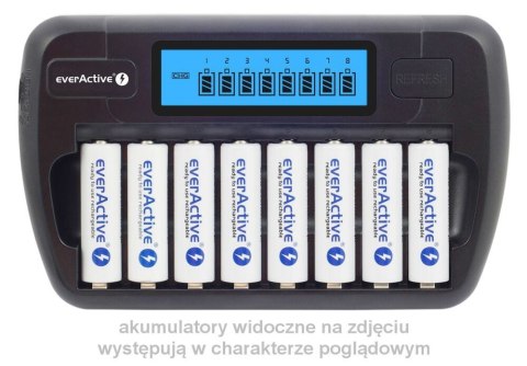 Ładowarka akumulatorowa NC-800 do 8 akumulatorków AA/AAA EverActive Ładowarka akumulatorowa NC-800 do 8 akumulatorków AA/AAA EverActive