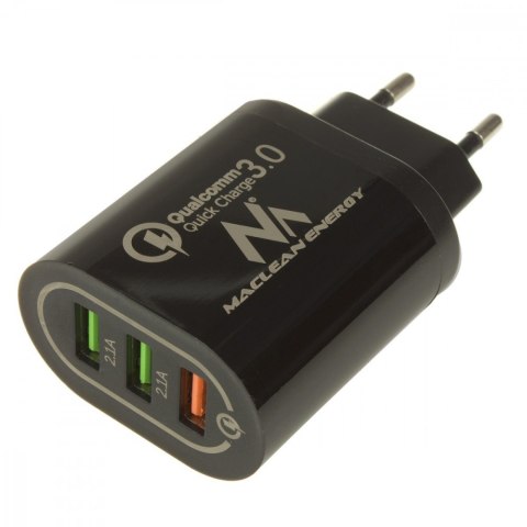 Ładowarka sieciowa QC 3xUSB MCE479B Maclean