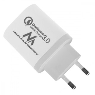 Ładowarka sieciowa QC 3xUSB MCE479W Maclean