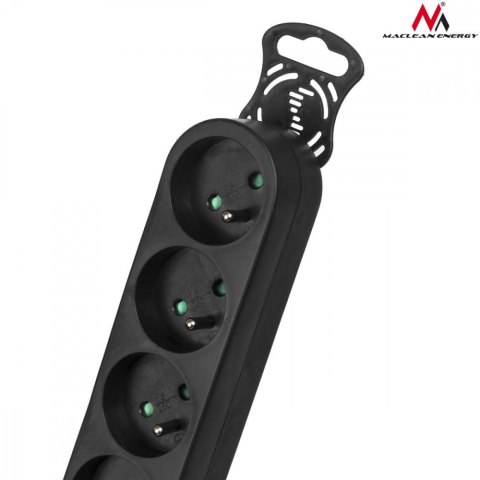 Listwa zasilająca 5g 3m MCE184 2300W Czarna Maclean
