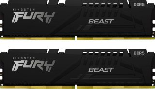 Pamięć DDR5 Fury Beast Black 64GB(2*32GB)/6000 CL36 EXPO Kingston