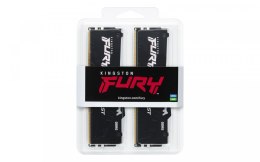 Pamięć DDR5 Fury Beast RGB 32GB(2*16GB)/5600 CL36 czarna EXPO Kingston