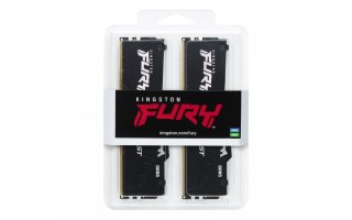 Pamięć DDR5 Fury Beast RGB 32GB(2*16GB)/5600 CL36 czarna EXPO Kingston
