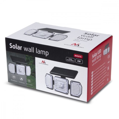 Solarna lampa LED z czujnikiem MCE615 Maclean
