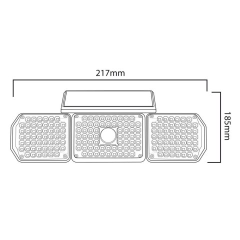 Solarna lampa LED z czujnikiem MCE615 Maclean