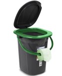 Toaleta turystyczna GB320BG czarno-zielona GreenBlue