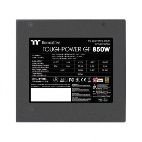 Zasilacz - ToughPower GF 850W Modular 80+Gold Thermaltake