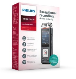 Dyktafon DVT6115 Pamięć 8GB,USB,microSDHC 32GB,3 mikrofony Hi-Fi Philips