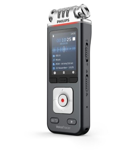 Dyktafon DVT6115 Pamięć 8GB,USB,microSDHC 32GB,3 mikrofony Hi-Fi Philips Dyktafon DVT6115 Pamięć 8GB,USB,microSDHC 32GB,3 mikrofony Hi-Fi Philips