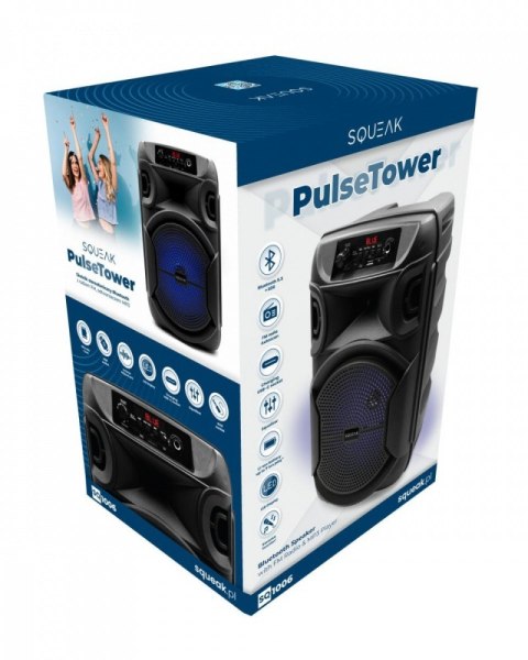 Głośnik Bluetooth 5.3 EDR PulseTower 1000W Funkcja Karaoke SQ1006 SQUEAK Głośnik Bluetooth 5.3 EDR PulseTower 1000W Funkcja Karaoke SQ1006 SQUEAK