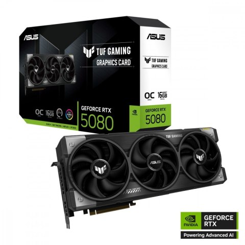 Karta graficzna GeForce RTX 5080 TUF GAMING OC 16GB GDDR7 256bit DP/HDMI Asus Karta graficzna GeForce RTX 5080 TUF GAMING OC 16GB GDDR7 256bit DP/HDMI Asus
