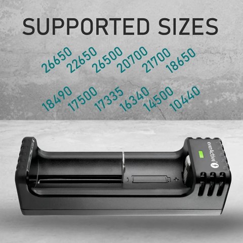 Ładowarka akumulatorowa Li-ion USB-C LC100C EverActive
