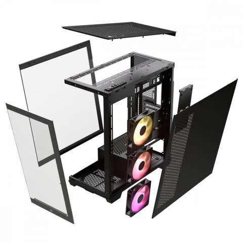 Obudowa 3500X ARGB TG Mid-Tower czarna Corsair Obudowa 3500X ARGB TG Mid-Tower czarna Corsair