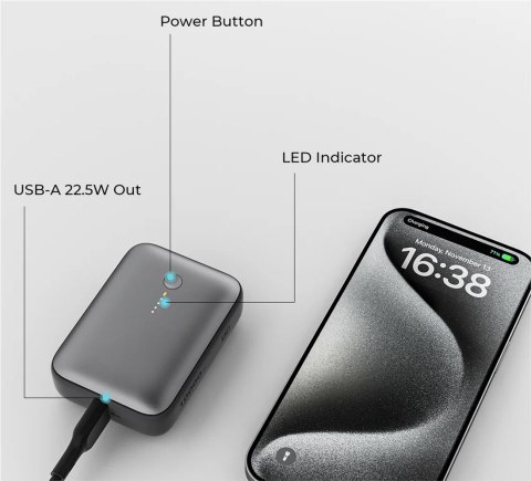 PB-Y55 MINI PowerBank 10000mAh 22.5W 2xUSB PD QC AUKEY