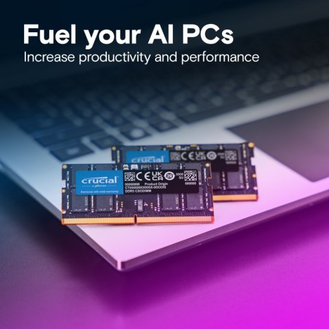 Pamięć do notebooka DDR5 CSODIMM 16GB (1*16GB)/6400 CL52 Crucial Pamięć do notebooka DDR5 CSODIMM 16GB (1*16GB)/6400 CL52 Crucial