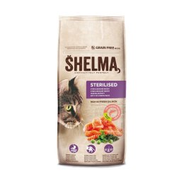 SHELMA karma sucha dla kotów sterylizowanych. Z łososiem 8kg