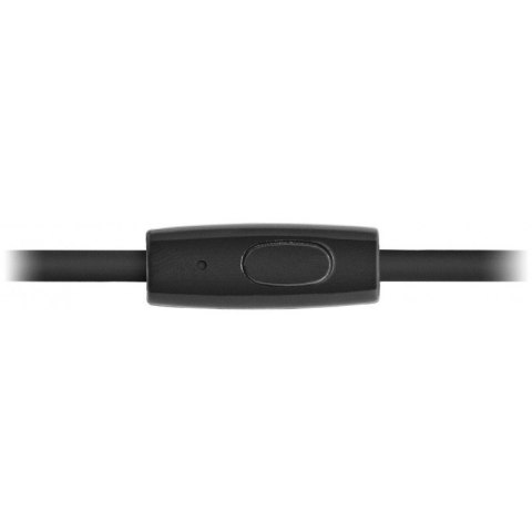 SĹuchawki douszne z mikrofonem PULSE 420 Czarno-ĹźĂłĹte