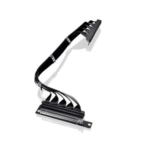 Taśma Riser - PCI- E 4.0 x16 Extender - 400 mm Dual 90°