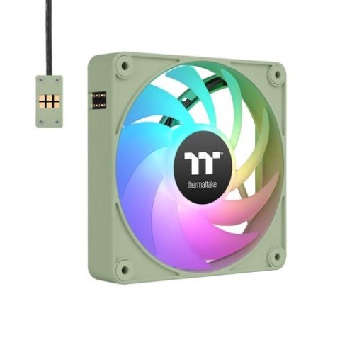 Wentylator - CT120 EX ARGB (3x120mm, PWM, łączenie magnetyczne) Matcha Green Thermaltake