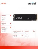 Dysk SSD P310 500GB M.2 NVMe PCIe 4.0 2280 6600/3500 Crucial