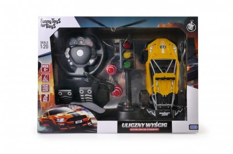 Auto R/C z kierownicą i pedałami Artyk