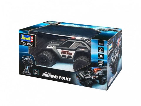 Auto zdalnie sterowane RC Car Highway Police Policja Revell RC