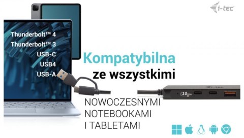 Hub USB-A/USB-C Metal 2x USB 3.0 + 2x USB-C (10 Gbps) I-tec