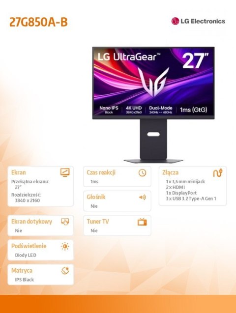 Monitor 27G850A-B