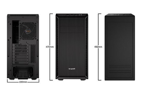 PURE BASE 600 Black BG021 Be quiet! PURE BASE 600 Black BG021 Be quiet!