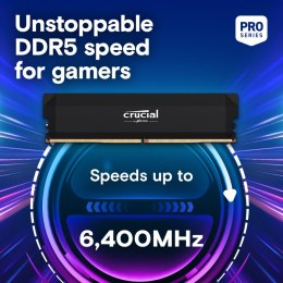 Pamięć DDR5 Pro OC 64/6400(2*32GB) CL40 czarna Crucial