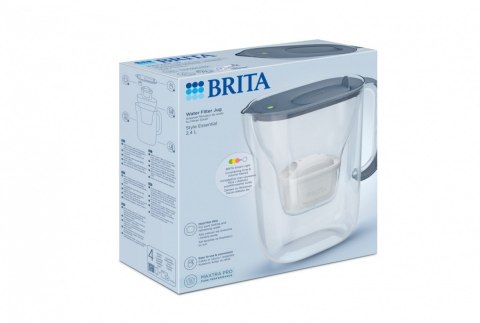 Dzbanek filtrujący 2,4l Style Essential grafitowy