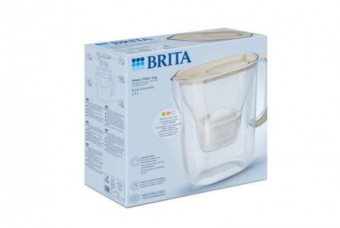 Dzbanek filtrujący 2,4l Style Essential piaskowy